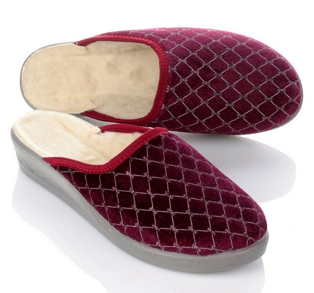 filsko »Leichte Winter Pantoffeln für Damen« Hausschuh mit Schafwolle gefüttert