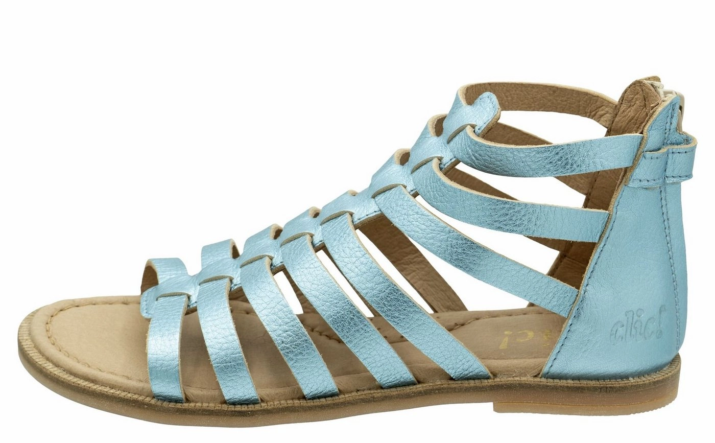 Clic »Clic Römer Sandalen Mädchen Leder Hellblau schmal 9708« Sandalette