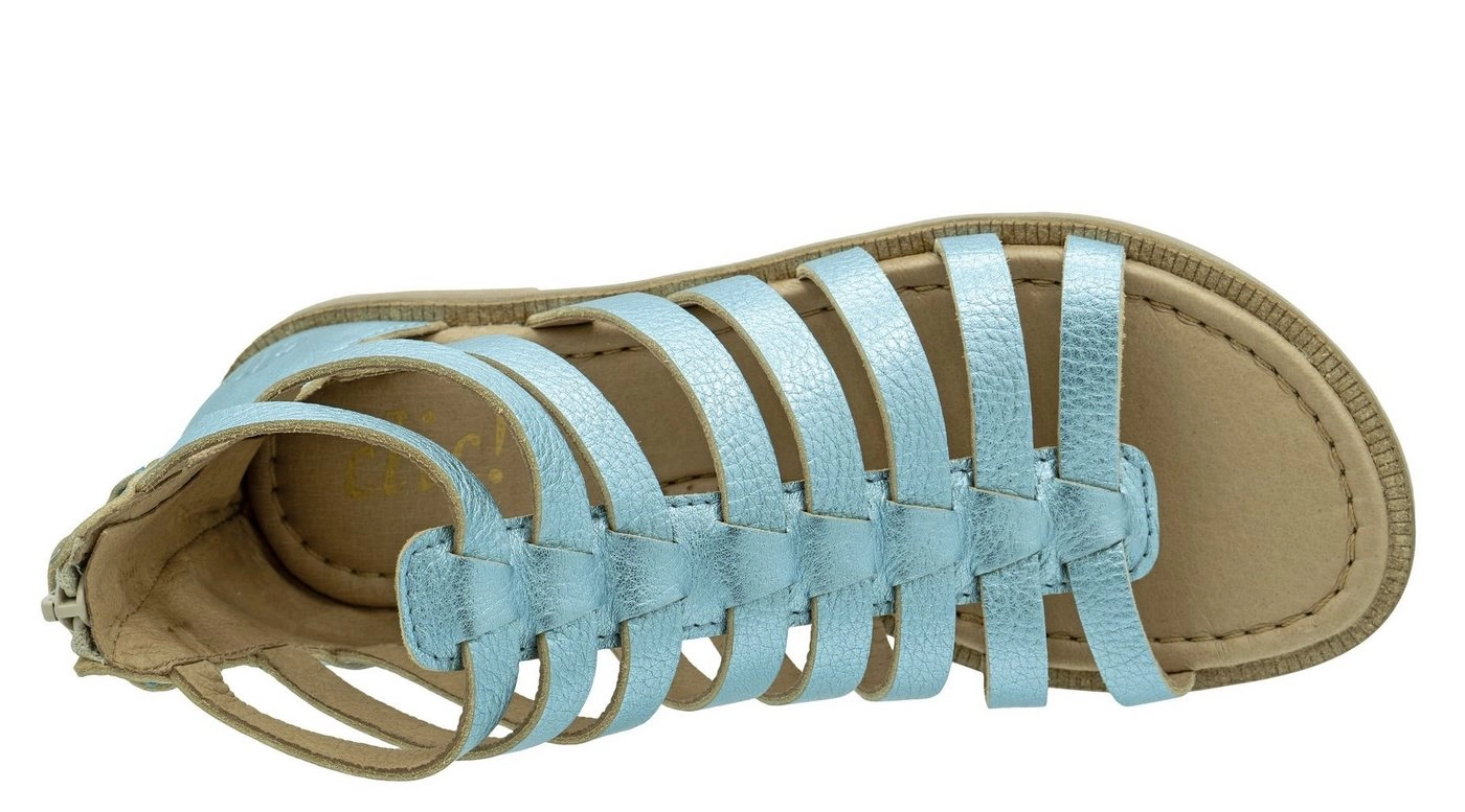 Clic »Clic Römer Sandalen Mädchen Leder Hellblau schmal 9708« Sandalette