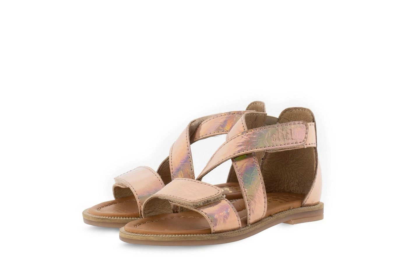 Clic »Clic Sandalen Mädchen 20114 Leder Rosegold glitzernd« Sandalette