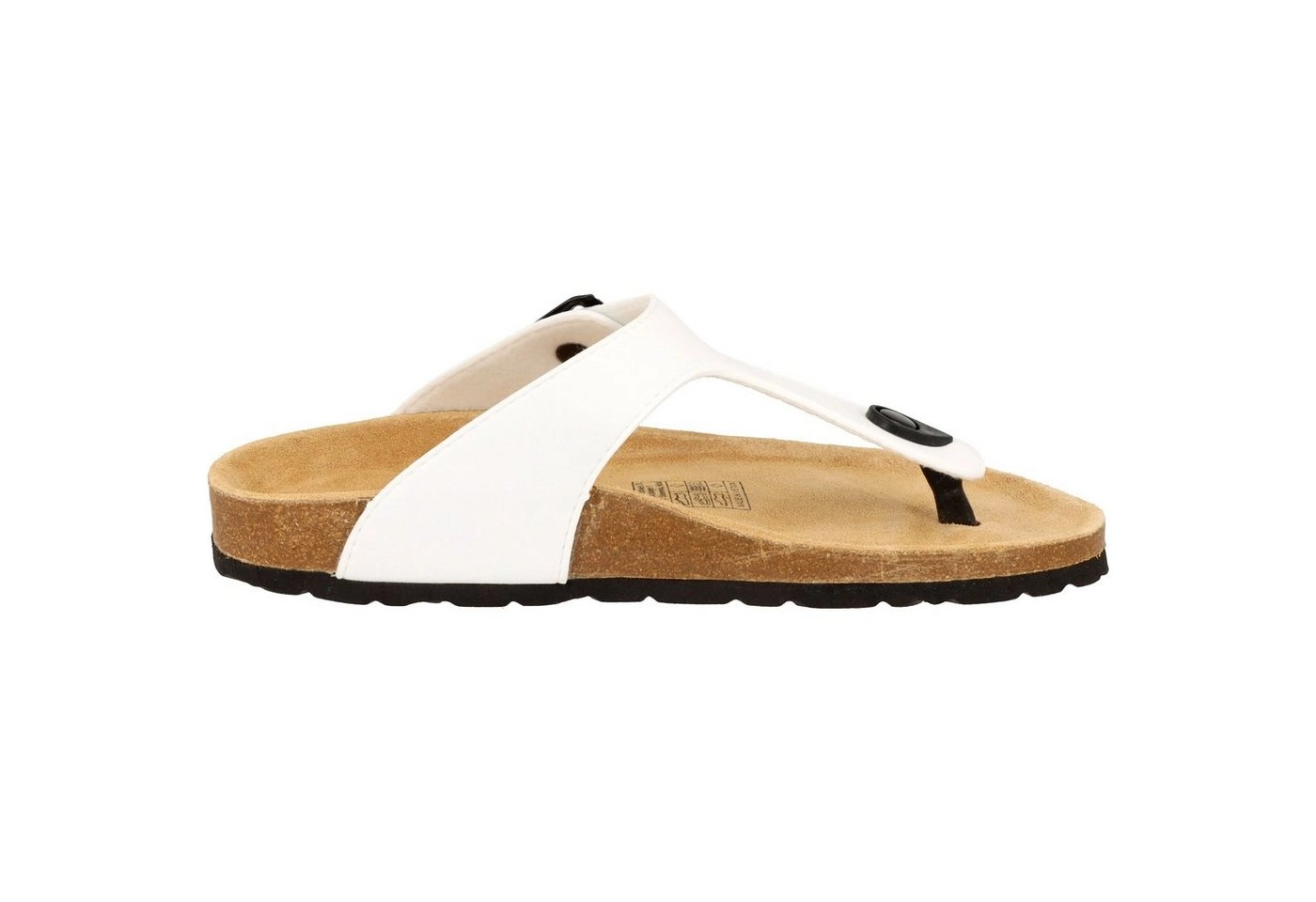 Cloxx »T67917 Damen Schuhe Zehentrenner Pantoletten Lederfußbett« Zehentrenner