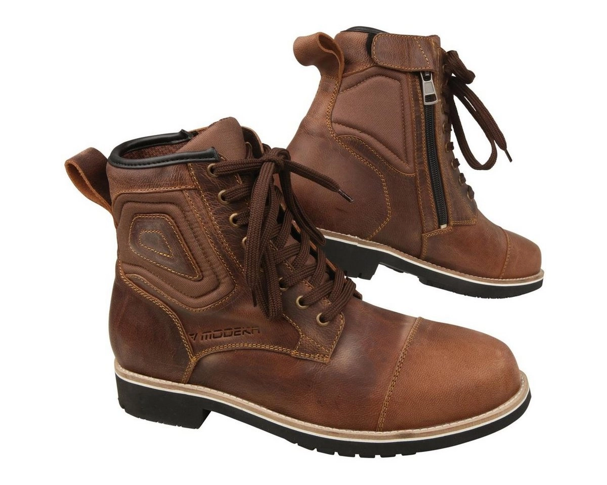 Modeka »Modeka Wolter Schuhe aged brown« Motorradstiefel