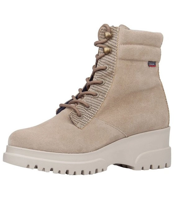 CallagHan »Stiefelette Leder/Textil« Schnürstiefelette