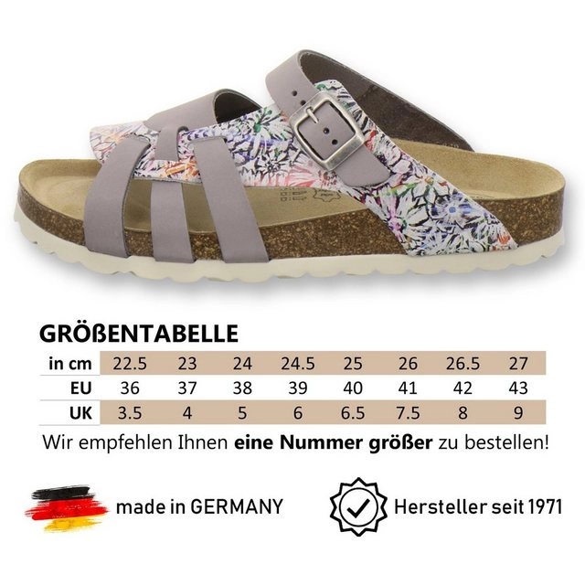 AFS-Schuhe »2122« Pantolette für Damen aus Leder mit Fussbett, Made in Germany