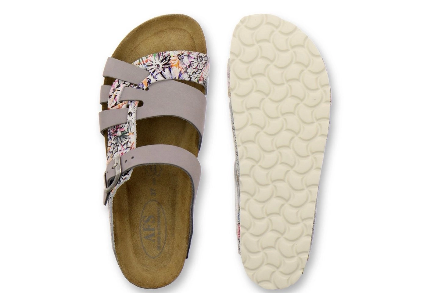 AFS-Schuhe »2122« Pantolette für Damen aus Leder mit Fussbett, Made in Germany
