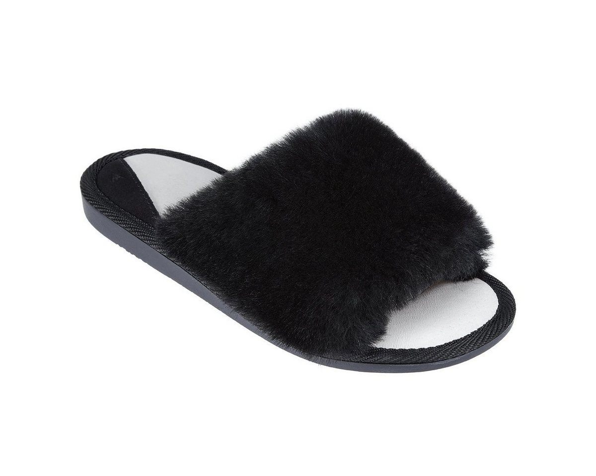 Vanuba »LEINE Damen« Hausschuh Echtleder Hüttenschuhe/Winter-Hausschuhe/Gefüttert
