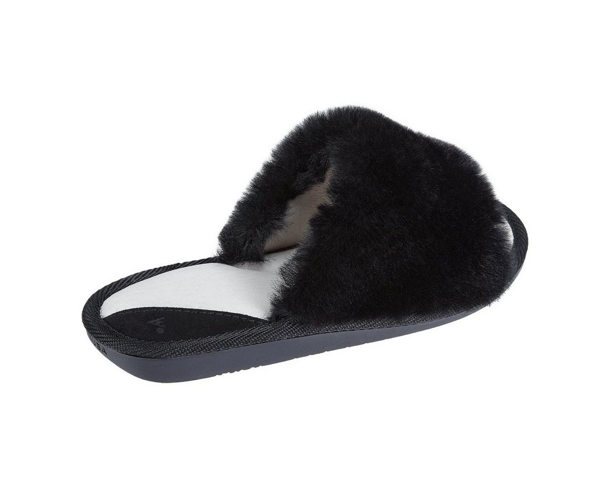 Vanuba »LEINE Damen« Hausschuh Echtleder Hüttenschuhe/Winter-Hausschuhe/Gefüttert