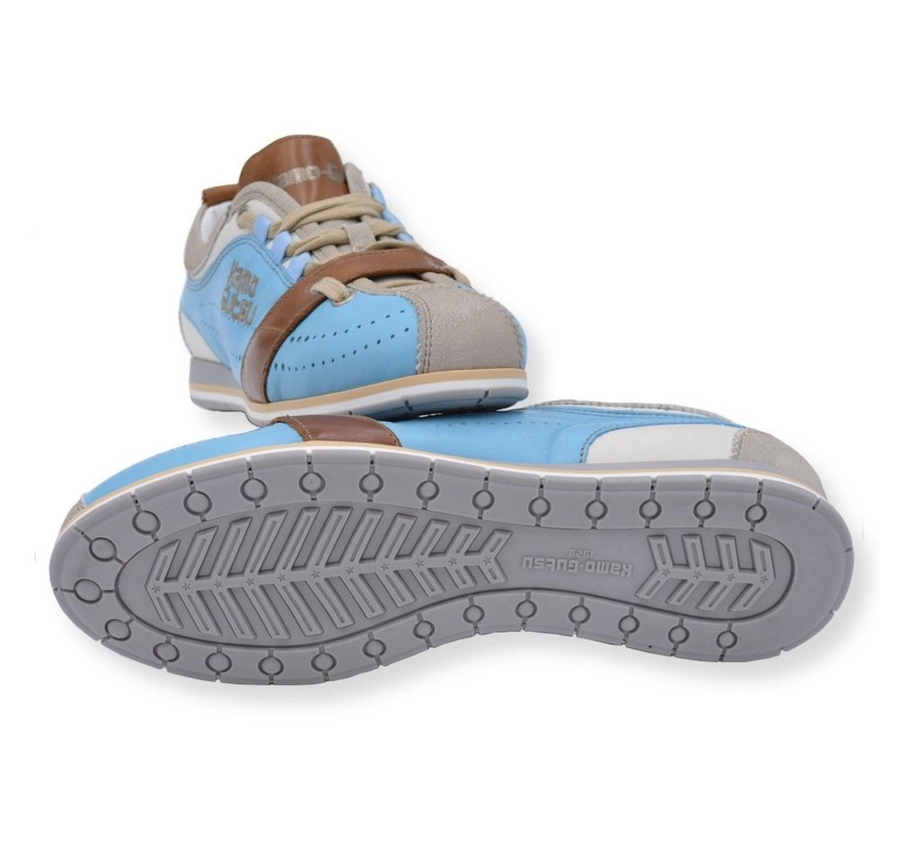 Kamo-Gutsu »Kamo-Gutsu Tortora+Cielo Damen Sneaker« Sneaker Wechselfussbett