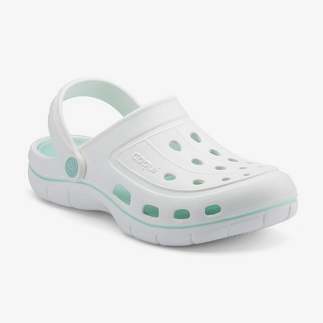 Coqui »Clogs für Damen COQUI JUMPER White/Lt. mint 37« Clog