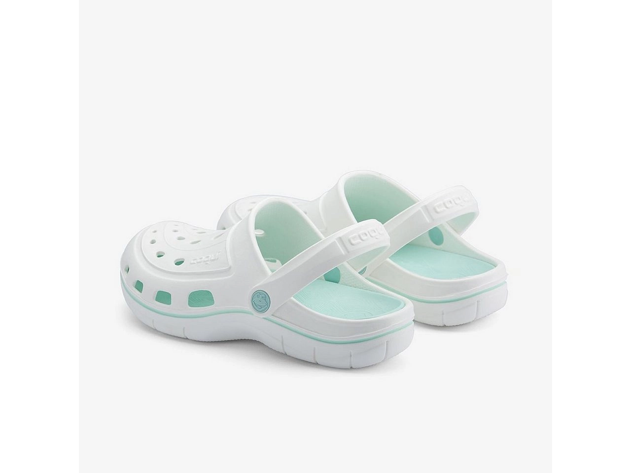 Coqui »Clogs für Damen COQUI JUMPER White/Lt. mint 37« Clog