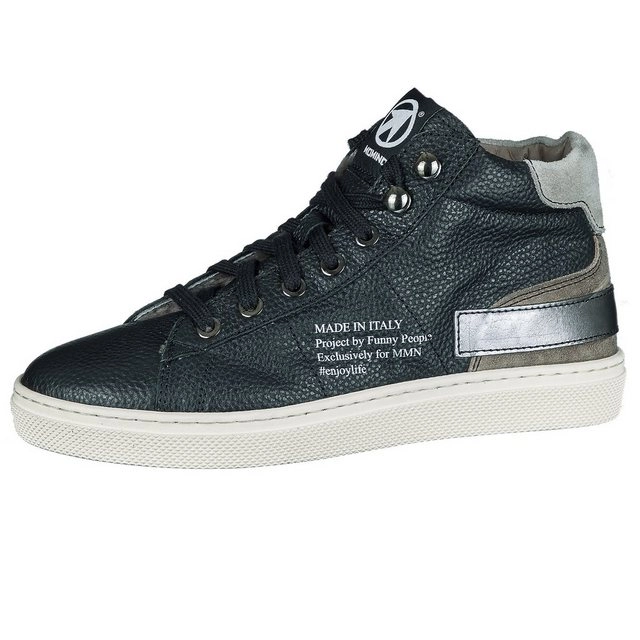 Momino »Momino Sneaker 4046 Wintersneaker Lammfell high top Leder Schwarz« Sneaker