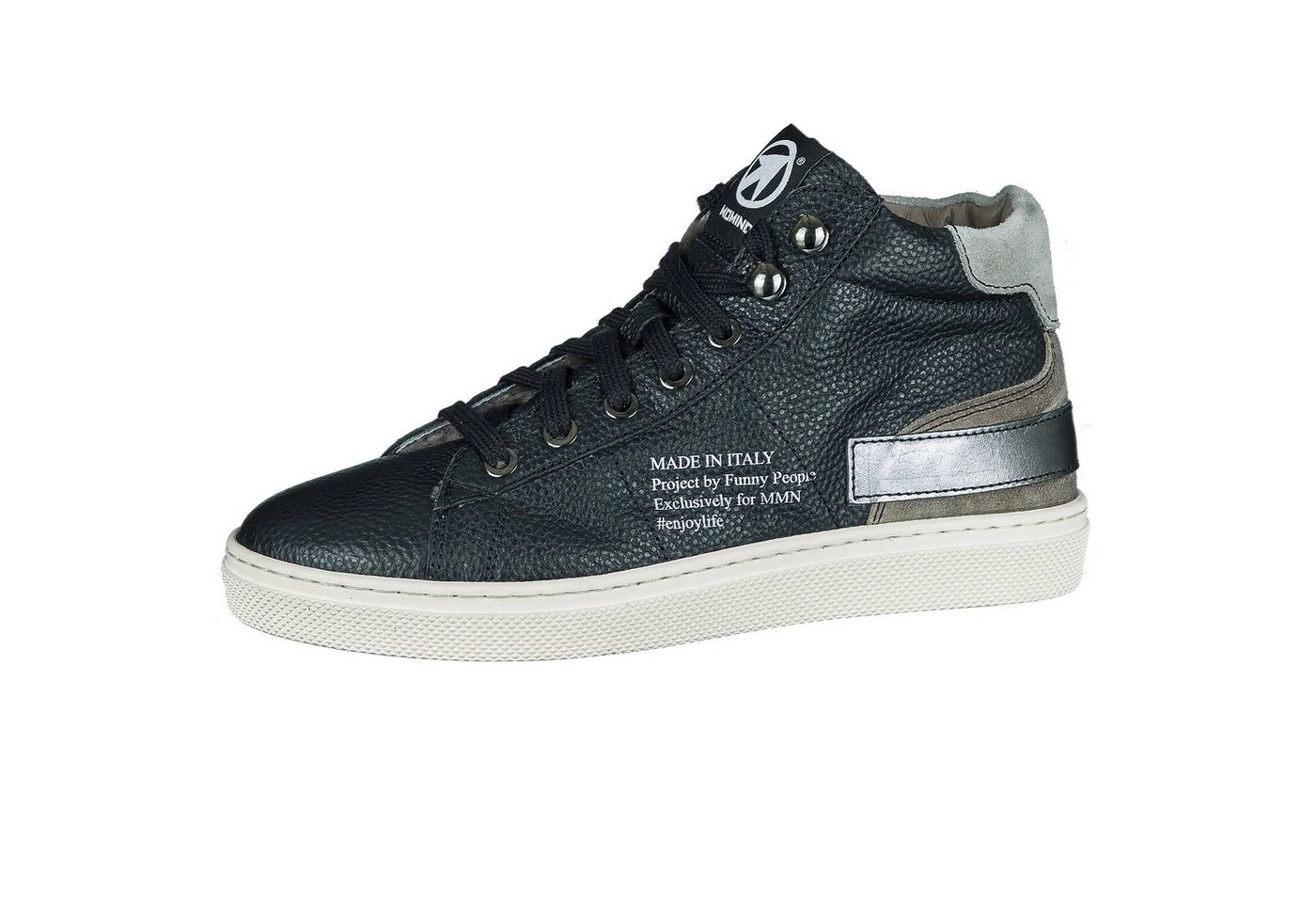 Momino »Momino Sneaker 4046 Wintersneaker Lammfell high top Leder Schwarz« Sneaker