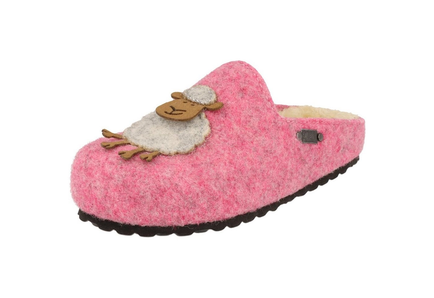 SUPERSOFT »Mädchen Schuhe 542-315 Pantoffeln Hausschuhe "Schaf" gefüttert Pink« Hausschuh