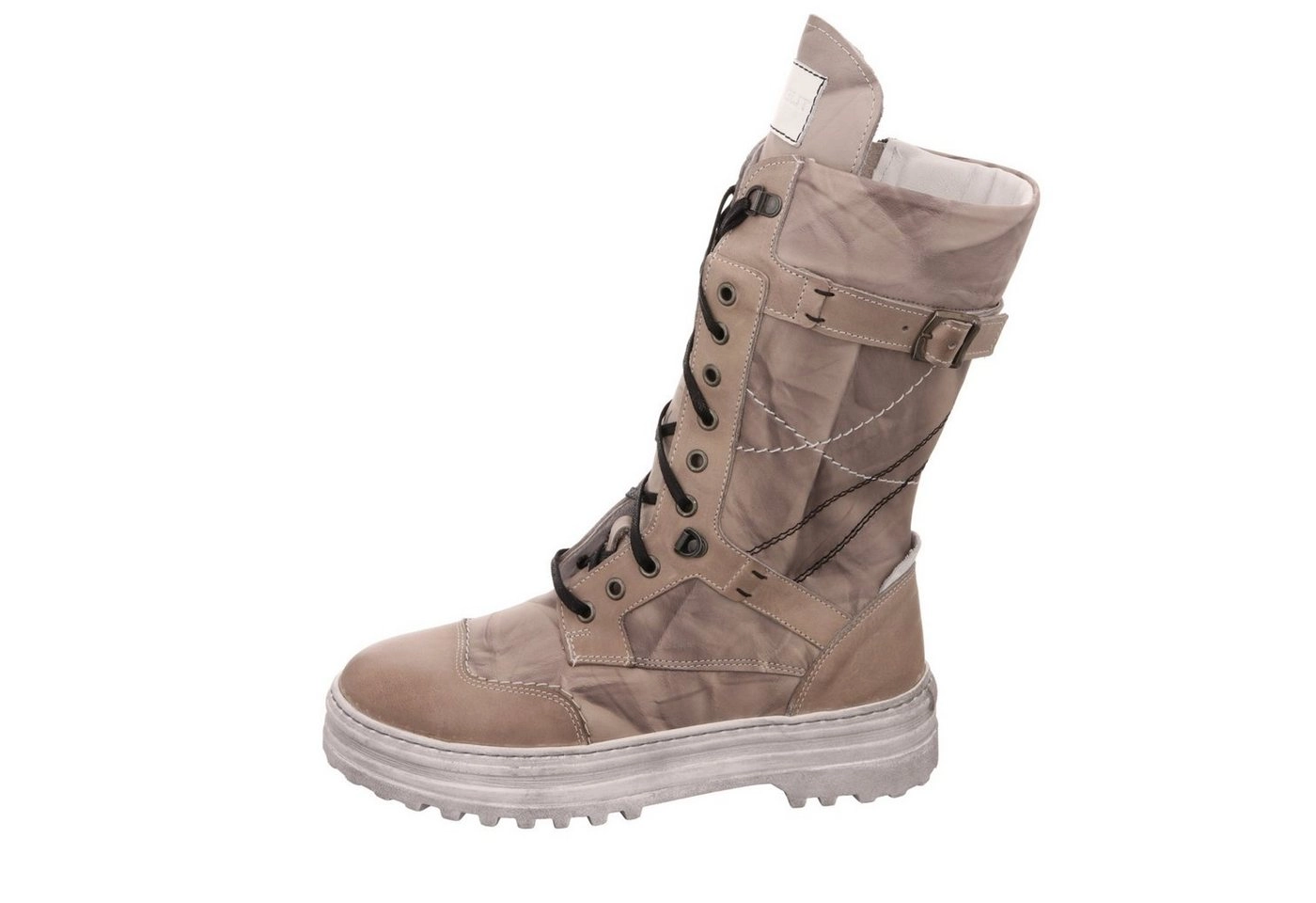 KRISBUT »Damen Stiefel Schuhe Schnürstiefel« Schnürstiefel Glattleder