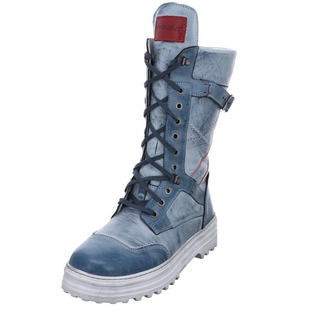 KRISBUT »Damen Stiefel Schuhe Schnürstiefel« Schnürstiefel Glattleder