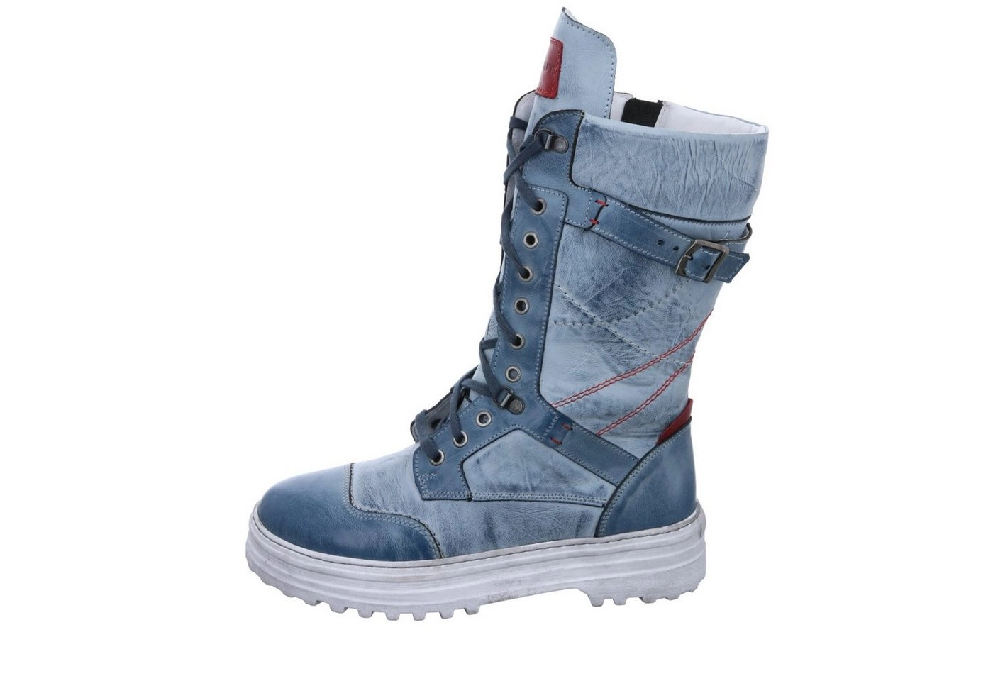 KRISBUT »Damen Stiefel Schuhe Schnürstiefel« Schnürstiefel Glattleder