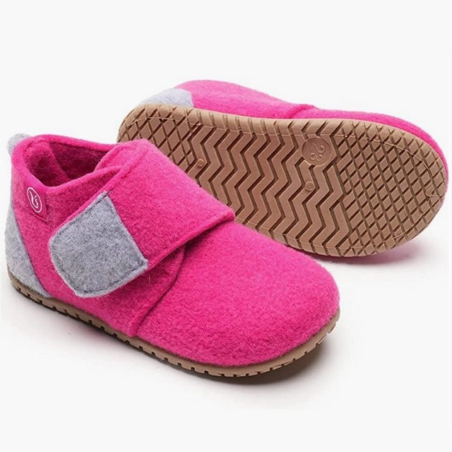 GOLDEN »Hausschuhe Kinder Mädchen Junge Hausschuhe Wärme Rutschfeste Leicht Home Klettverschluss Unisex Kinder Slipper« Plüsch Hausschuhe