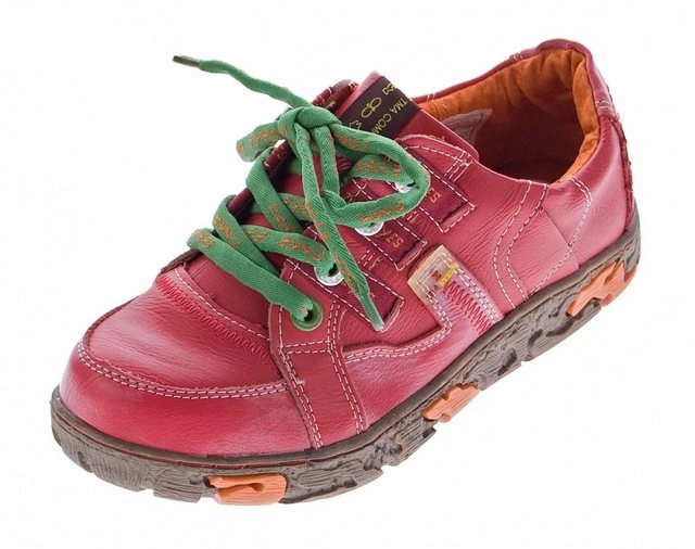 TMA »Damen Leder Schuhe TMA 4181 Sneaker Halbschuhe« Schnürschuh Ungefüttert, Used Look
