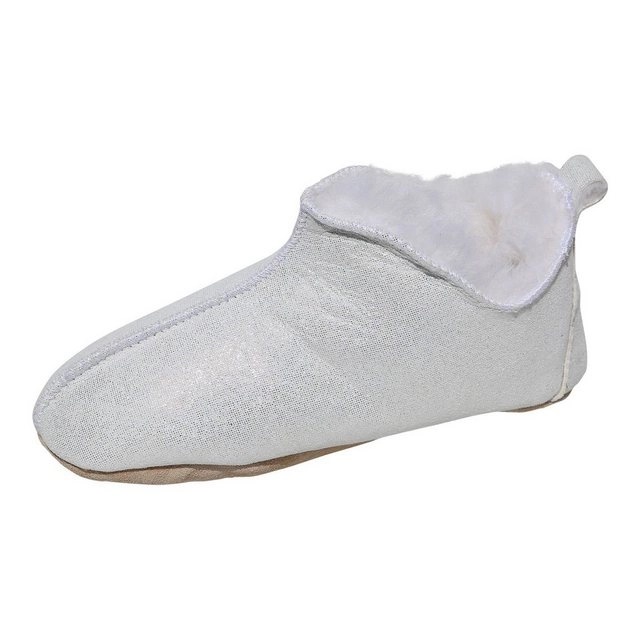 Hollert Hausschuh Bali Glitzer Kinder Hausschuhe gefüttert Bettschuhe