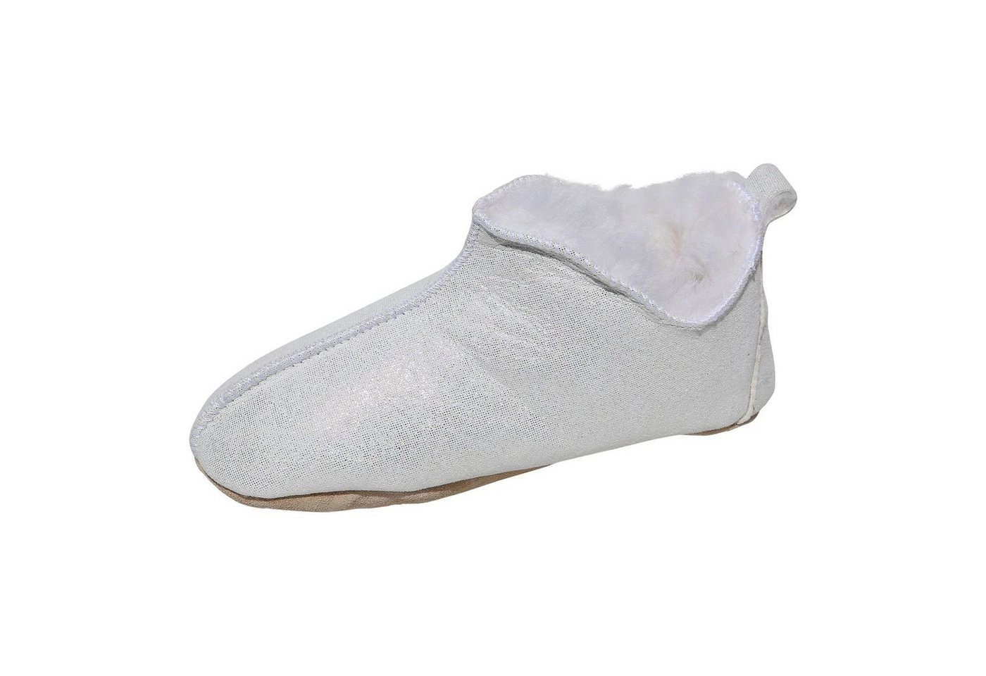 Hollert Hausschuh Bali Glitzer Kinder Hausschuhe gefüttert Bettschuhe