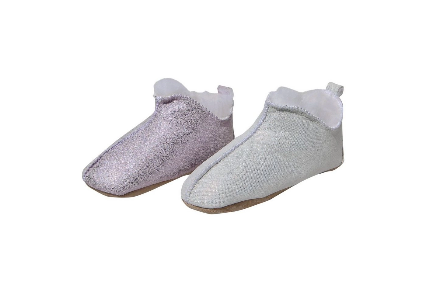 Hollert Hausschuh Bali Glitzer Kinder Hausschuhe gefüttert Bettschuhe