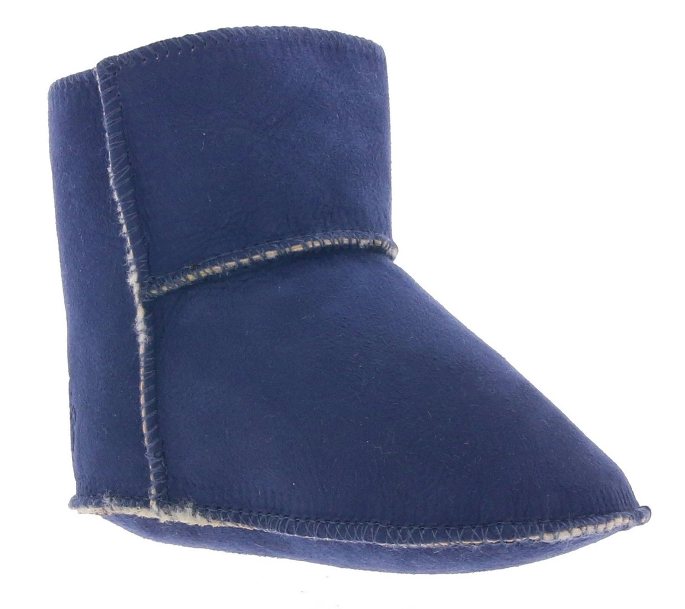 lamino »lamino Winter-Boots wärmende Lammfell-Boots für Kinder Winter-Schuhe Blau« Stiefel
