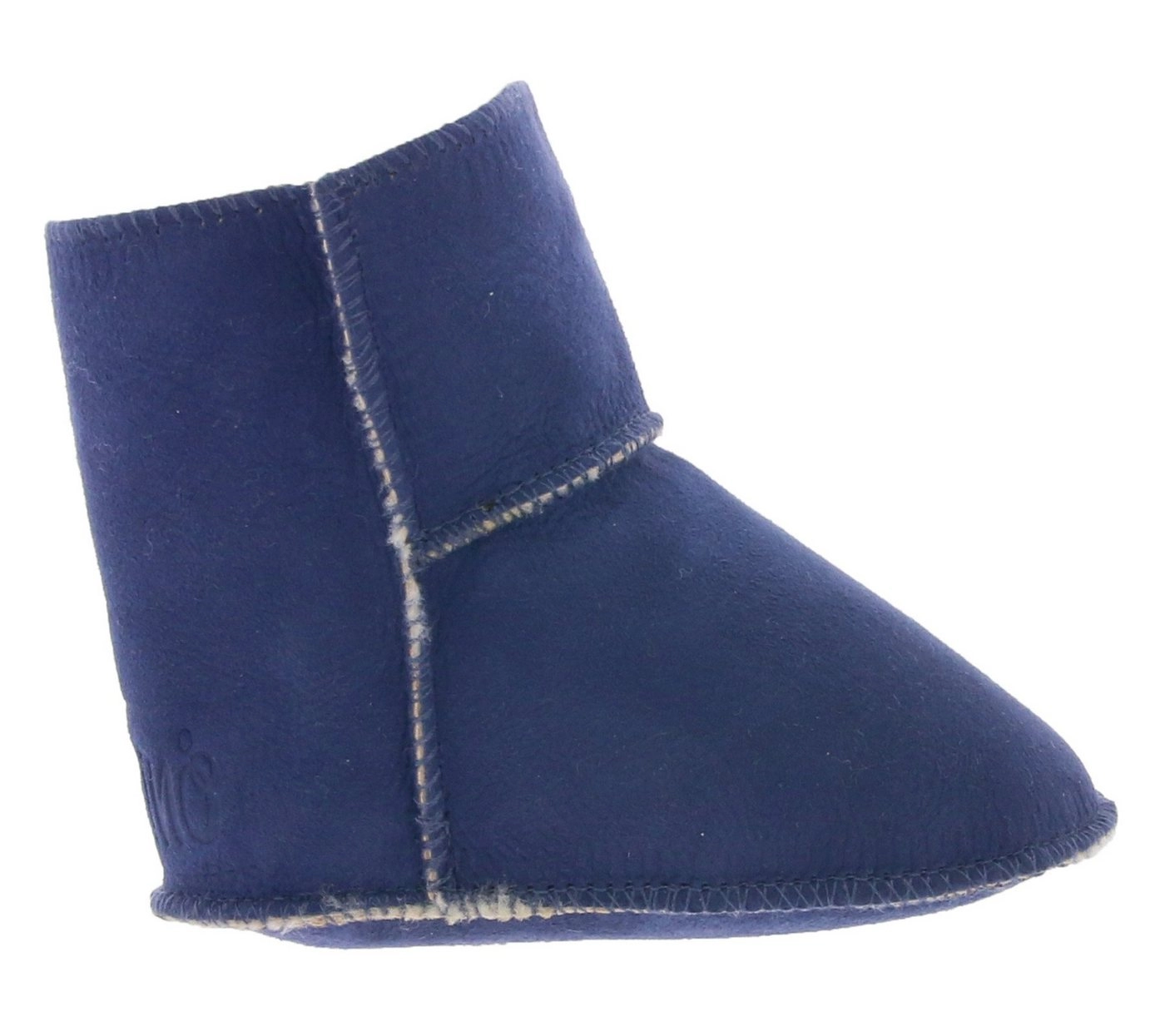 lamino »lamino Winter-Boots wärmende Lammfell-Boots für Kinder Winter-Schuhe Blau« Stiefel
