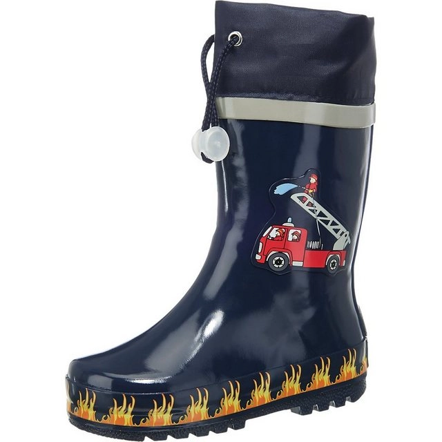 Playshoes »Kinder Gummistiefel Feuerwehr« Gummistiefel