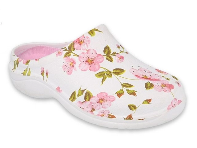 Dr. Orto »Bequeme Gartenschuhe für Damen Gummiclogs mit Blumenmotiv« Clog