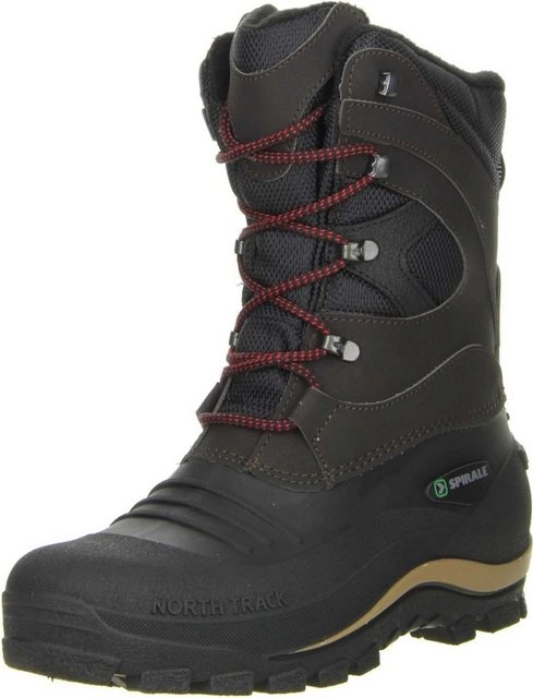 Spirale »01-99316 (rote Schnürsenkel) Herren Schwarz« Winterstiefel