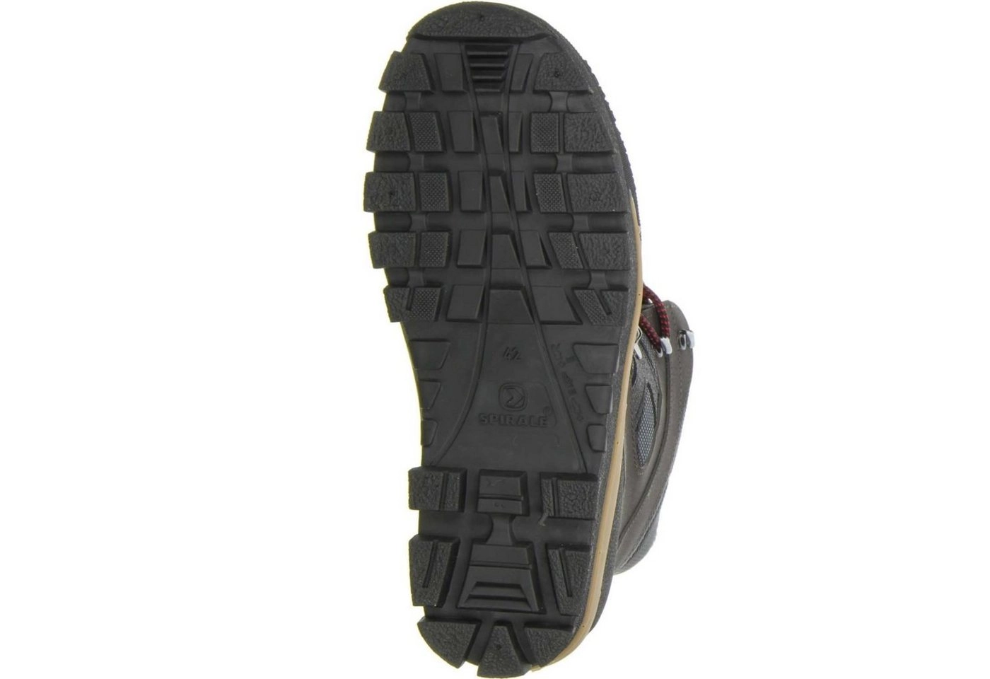 Spirale »01-99316 (rote Schnürsenkel) Herren Schwarz« Winterstiefel