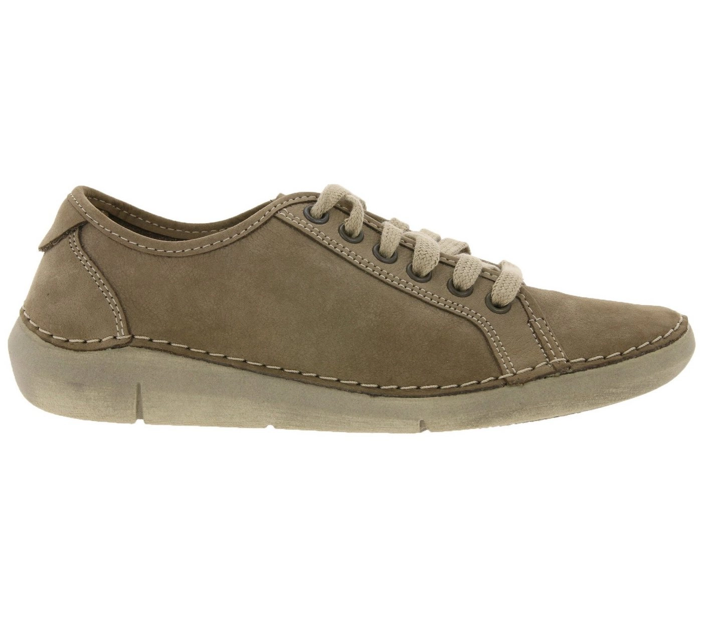 WEINBRENNER »WEINBRENNER Halb-Schuhe bequeme Damen Echtleder Schnür-Schuhe Freizeit-Schuhe Braun« Sneaker