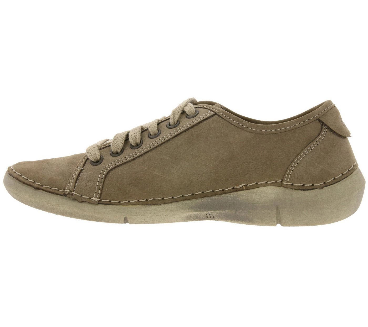 WEINBRENNER »WEINBRENNER Halb-Schuhe bequeme Damen Echtleder Schnür-Schuhe Freizeit-Schuhe Braun« Sneaker