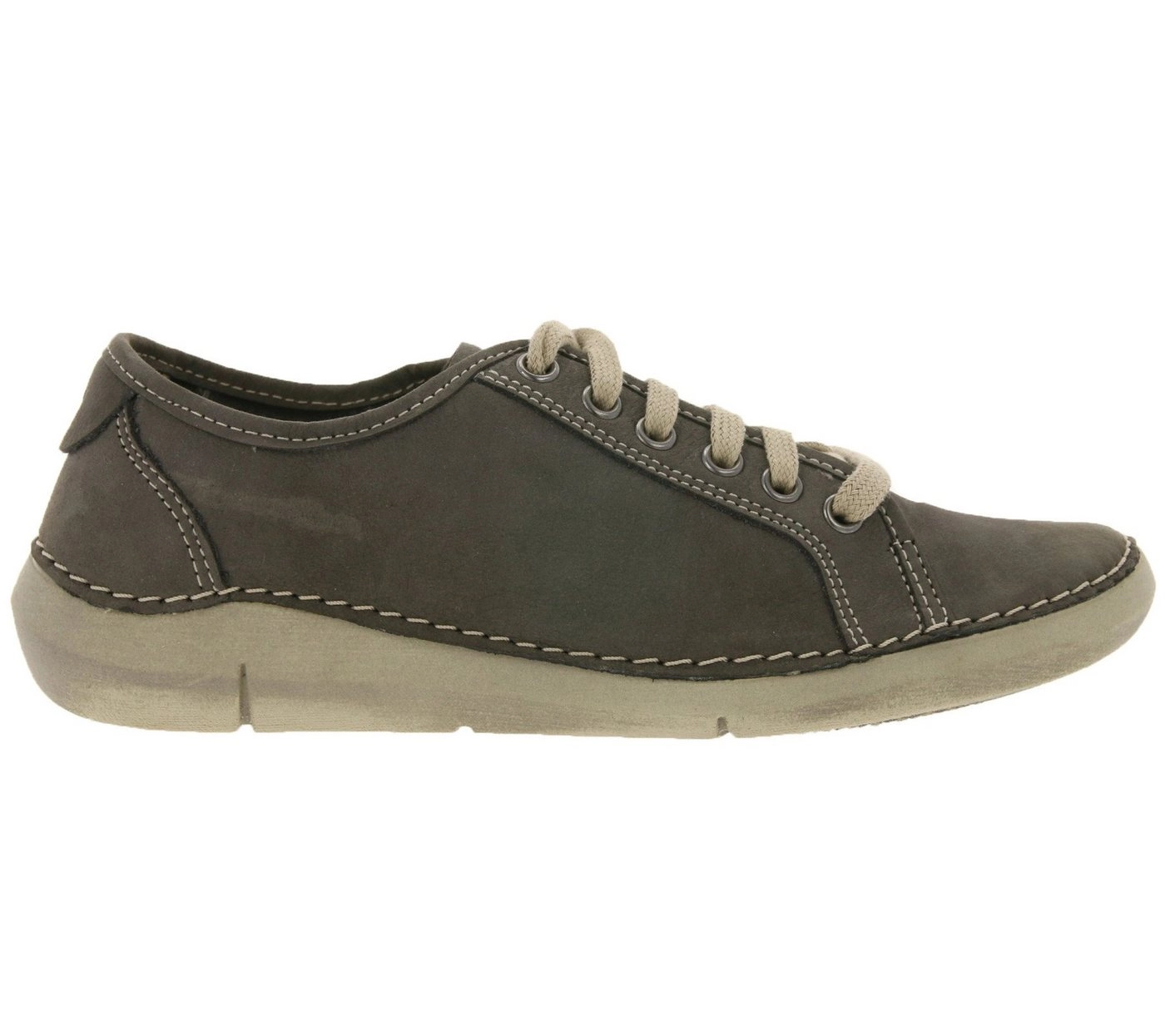WEINBRENNER »WEINBRENNER Echtleder Schnür-Schuhe zeitlose Halb-Schuhe für Damen Freizeit-Schuhe Dunkelbraun« Sneaker