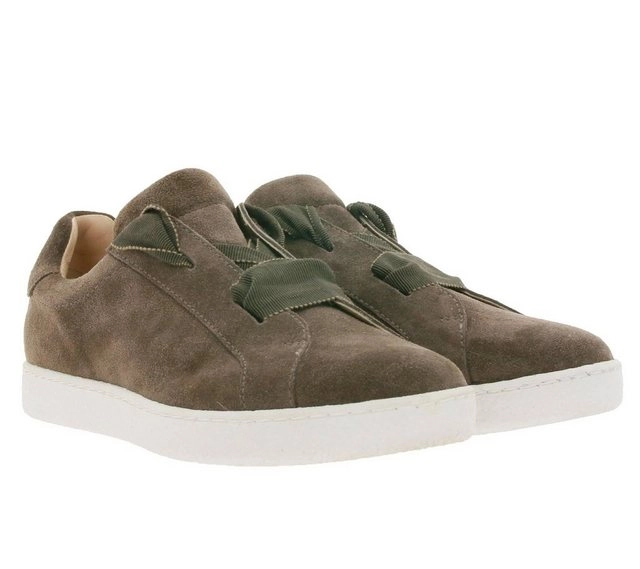 UNÜTZER »UNÜTZER Low Top Schuhe zeitlose Damen Echtleder-Sneaker Sommer-Schuhe Taupe« Sneaker