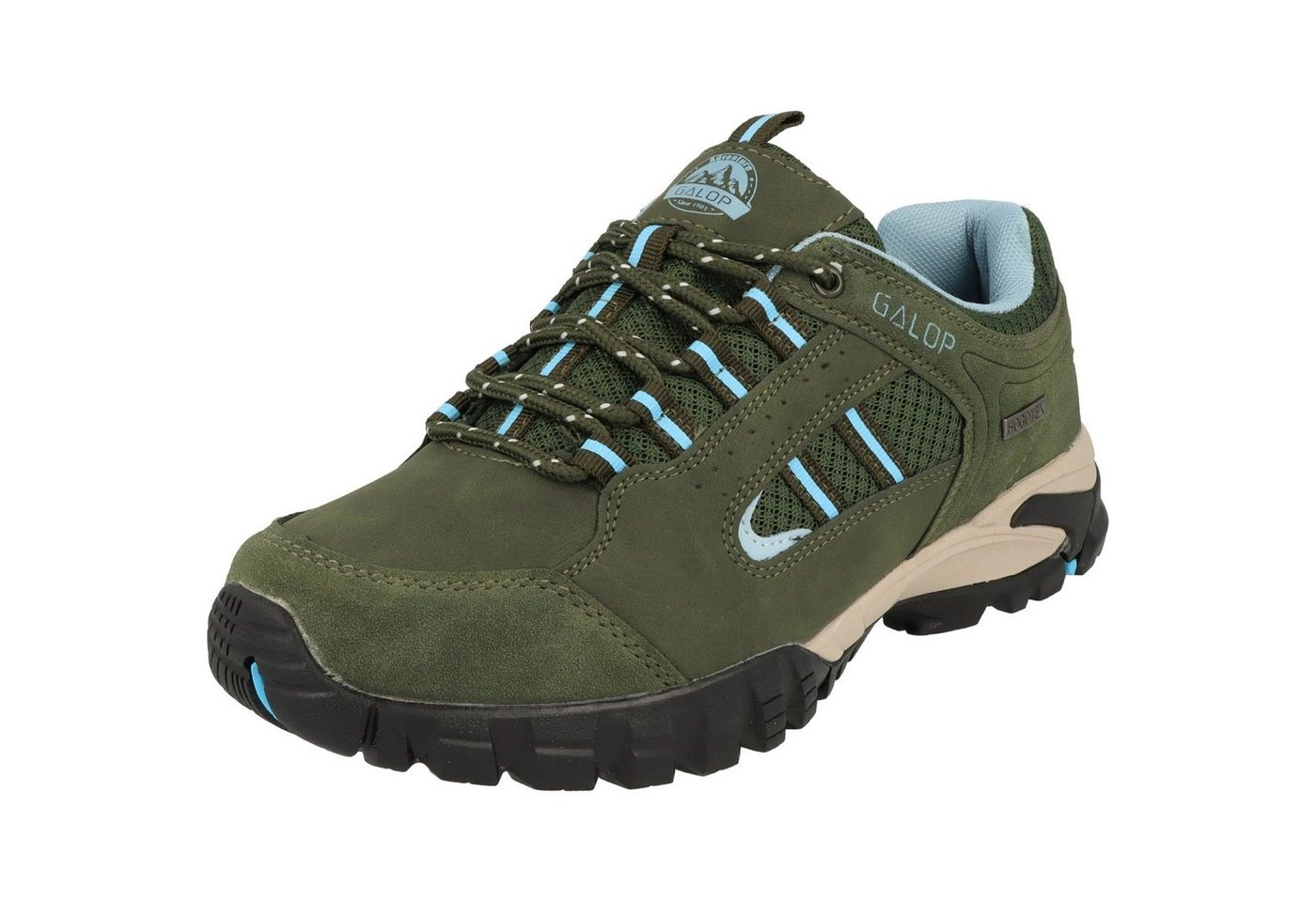 Galop »Damen Schuhe Trekking Sneaker Halbschuhe Schnürer L34500.502 Olive« Trekkingschuh