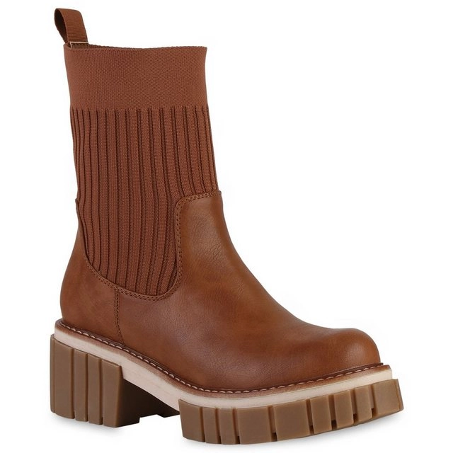 VAN HILL »839102« Plateaustiefelette Bequeme Schuhe