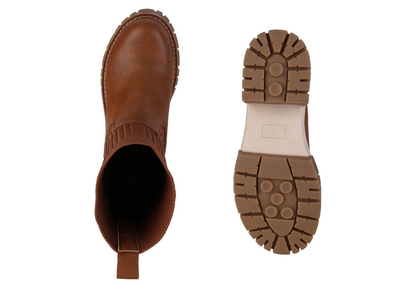 VAN HILL »839102« Plateaustiefelette Bequeme Schuhe