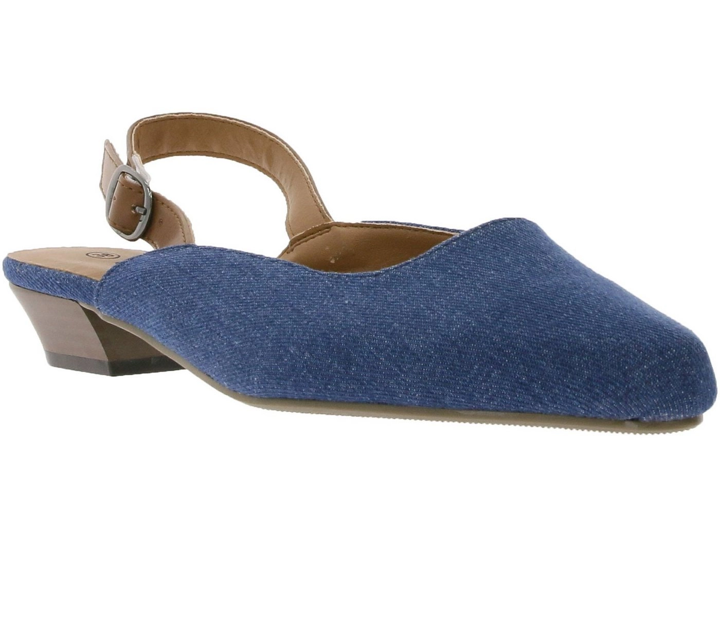 CITY WALK »City WALK Absatz-Schuhe modische Damen Sling-Pumps im Jeans Look 69488462 Stilettos Blau« Slingpumps