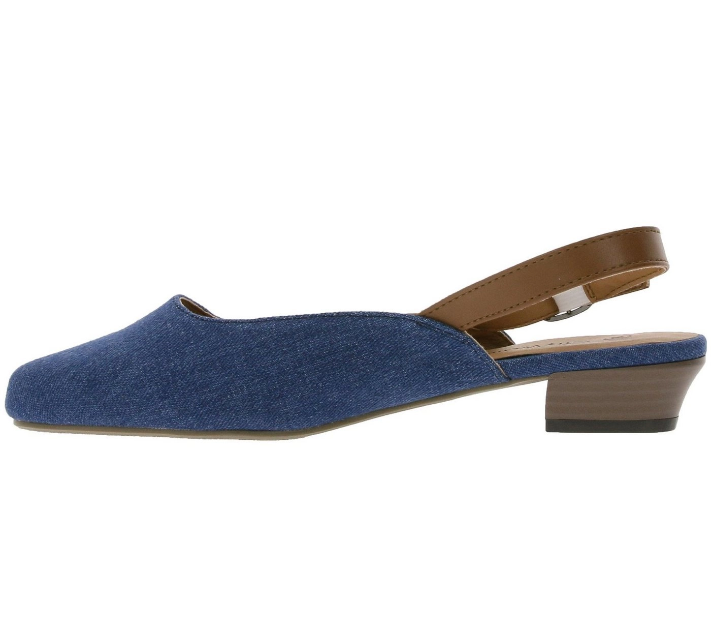 CITY WALK »City WALK Absatz-Schuhe modische Damen Sling-Pumps im Jeans Look 69488462 Stilettos Blau« Slingpumps