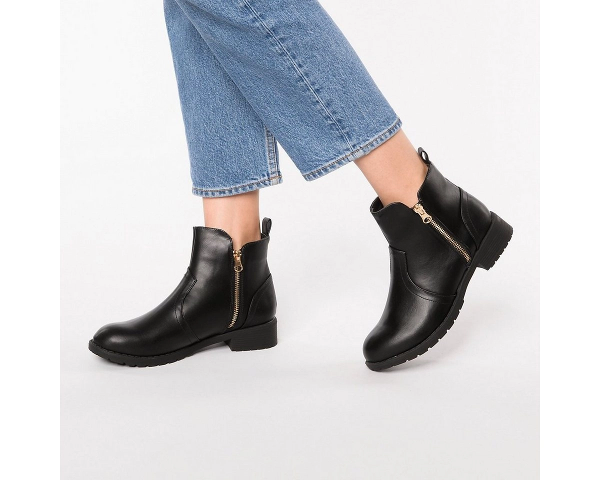 Inselhauptstadt »Klassische Booties Mit Zipper Klassische« Stiefelette