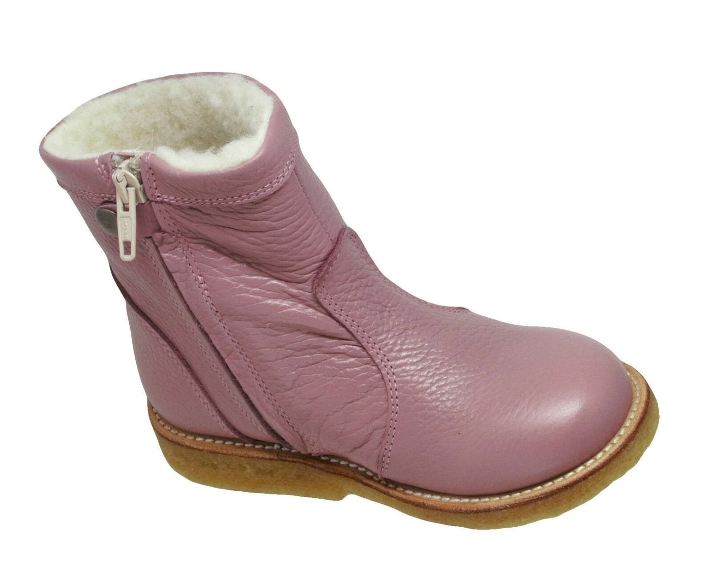 Angulus »Angulus Winter Tex Boots Stiefel 2027 Leder Wolle Schuhe rose« Schnürstiefelette