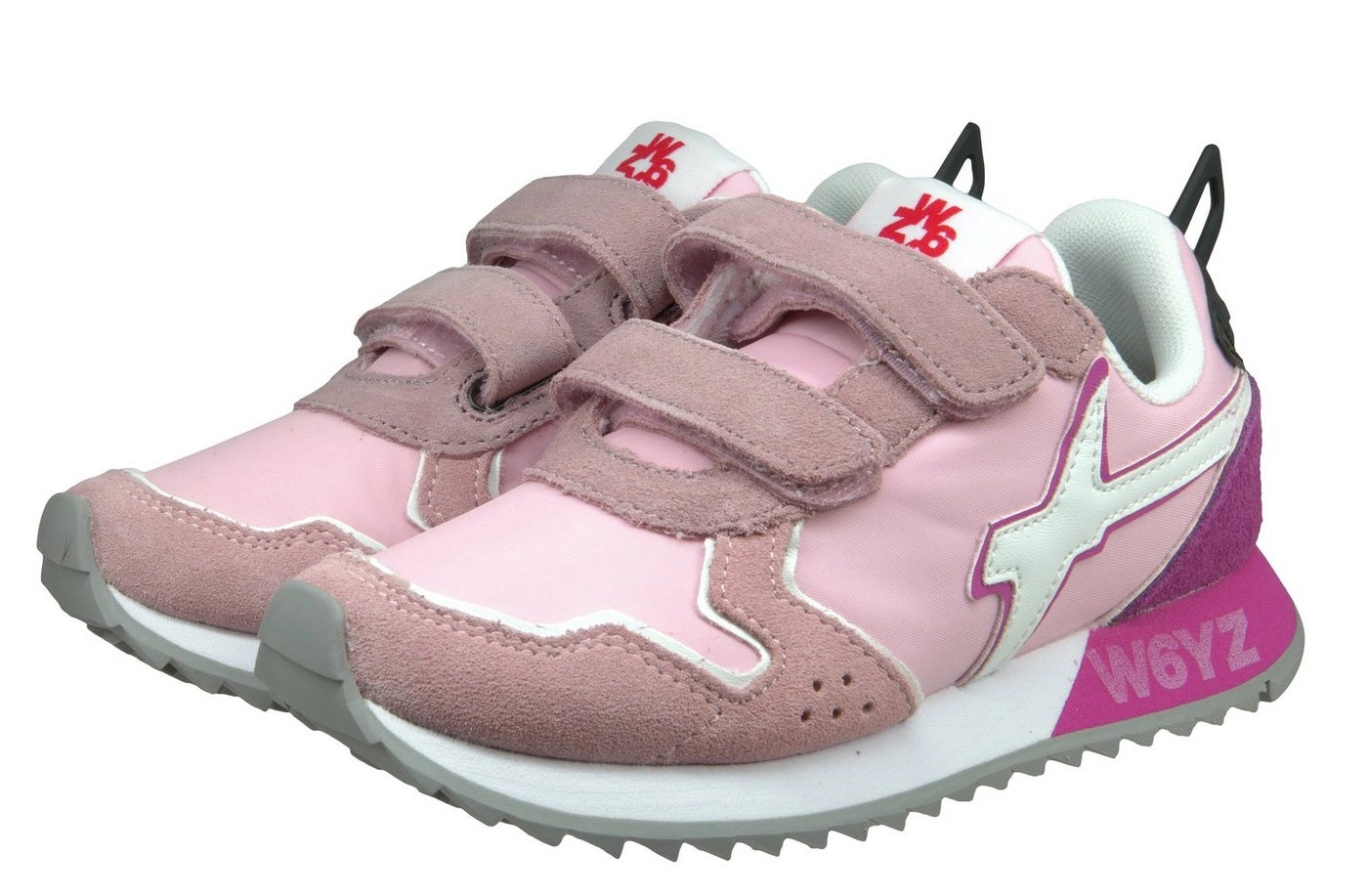 W6YZ »W6YZ Sneakers Low Mädchen Schuhe Klett Rosa« Sneaker