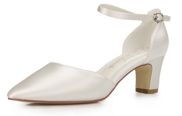 White Lady »700 ivory Satin - einfärbbarer Brautschuh« Pumps