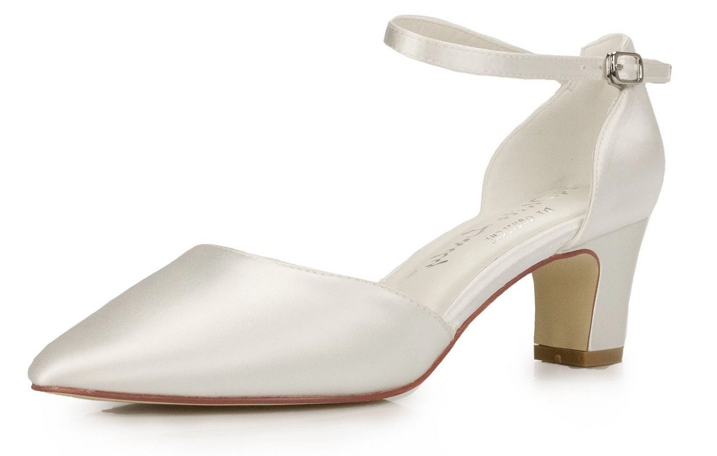 White Lady »700 ivory Satin - einfärbbarer Brautschuh« Pumps