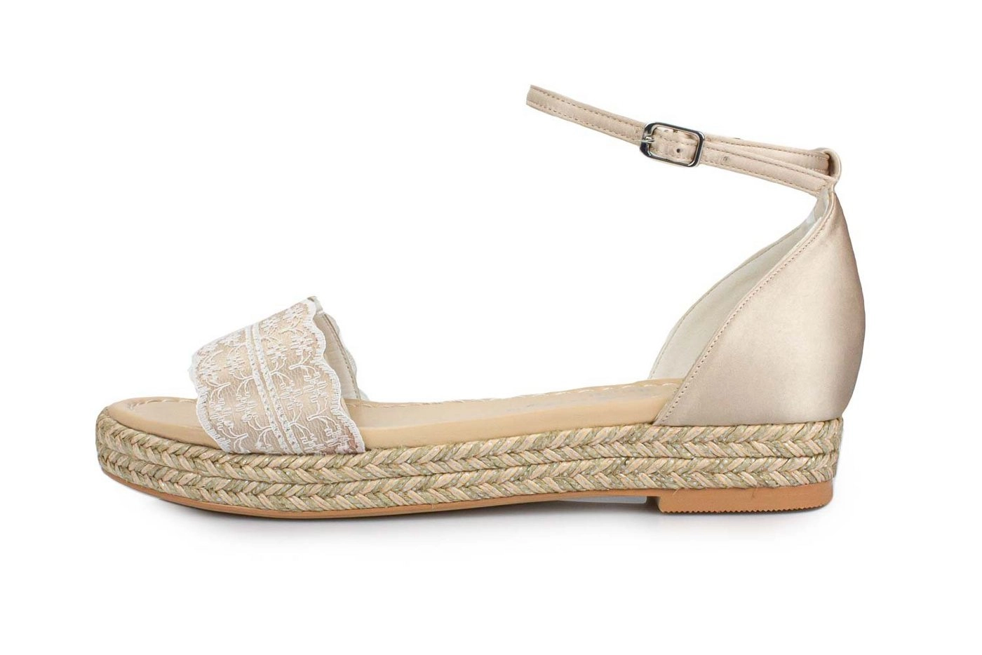 White Lady »857 taupe - Boho Brautschuhe« Sandalette