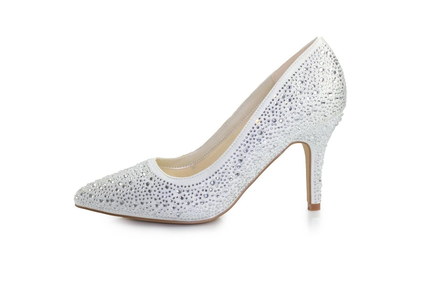 White Lady »920 zirkonia Satin-Strass - Pumps« Pumps