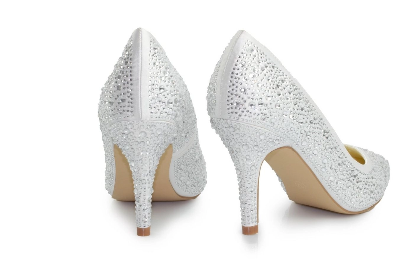 White Lady »920 zirkonia Satin-Strass - Pumps« Pumps