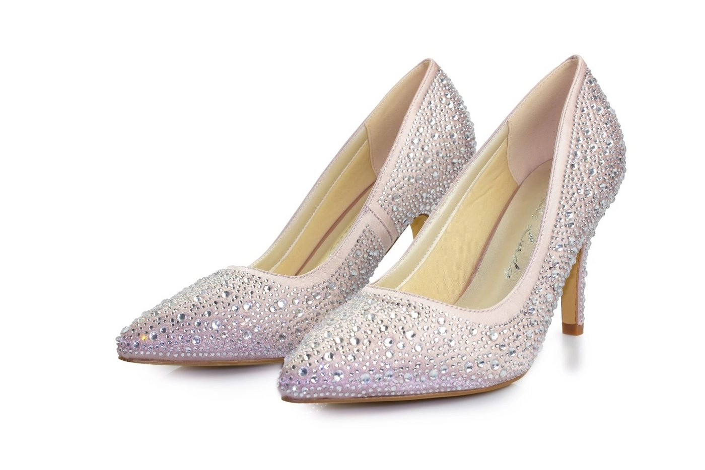 White Lady »920 zirkonia Satin-Strass - Pumps« Pumps