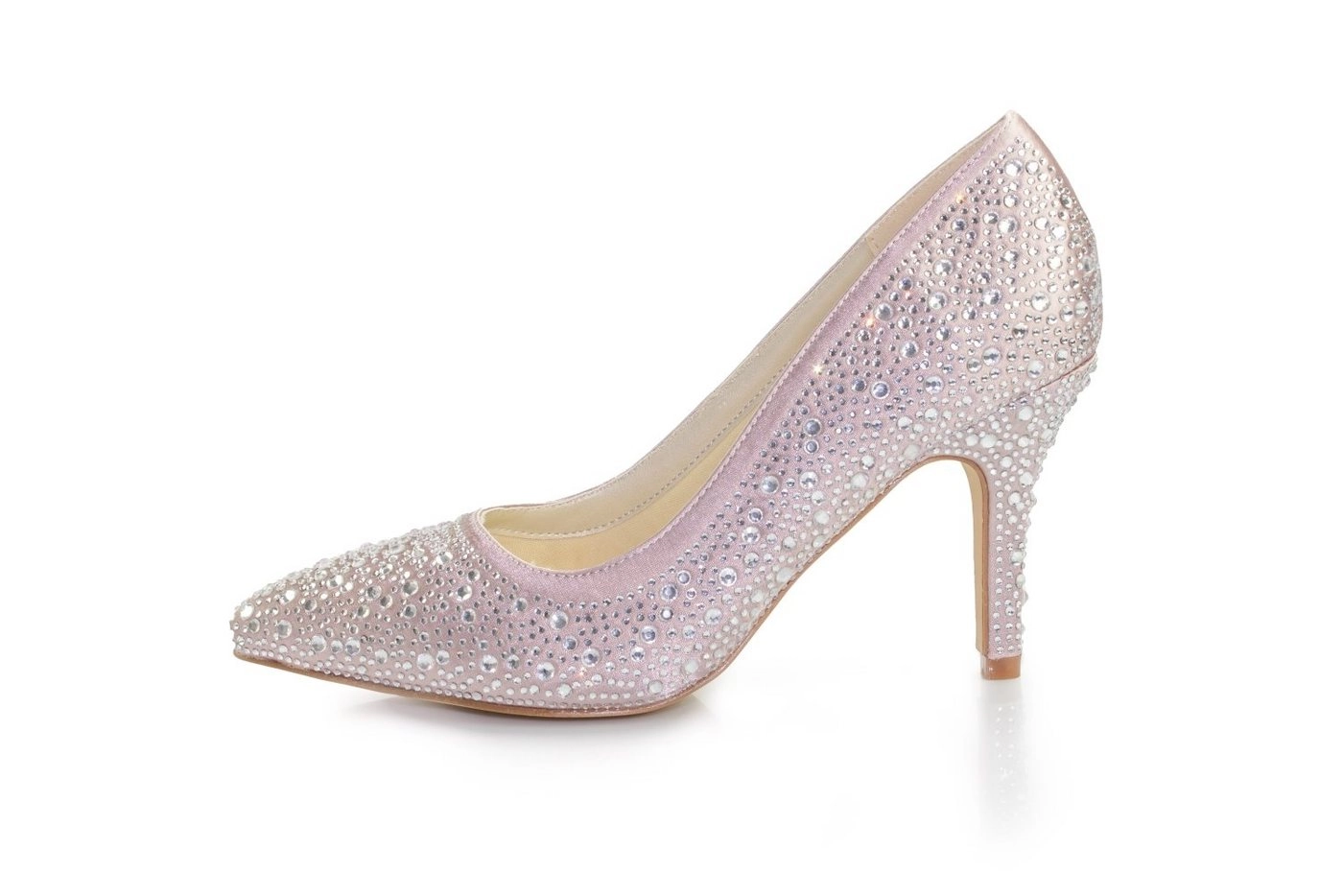 White Lady »920 zirkonia Satin-Strass - Pumps« Pumps